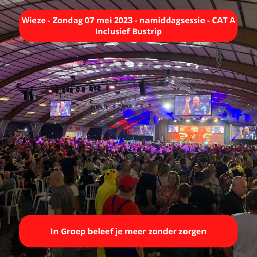 Boek hier je tickets voor Wieze 2023 nog Darts Store Putte